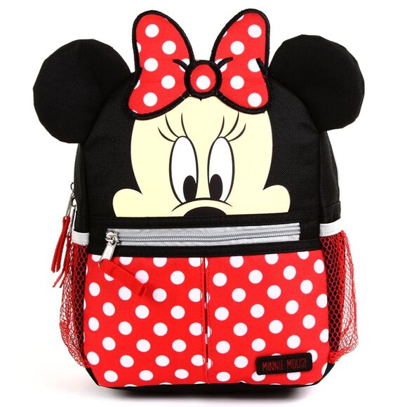 Disney Minnie Mouse Red Mini Backpack  Polka Dot 10" High 18M Child Harness NEW - Picture 1 of 1